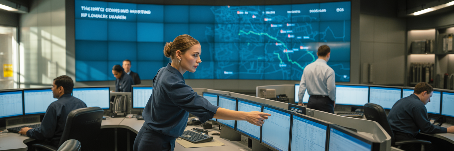 Field service team managing Salesforce workflows.