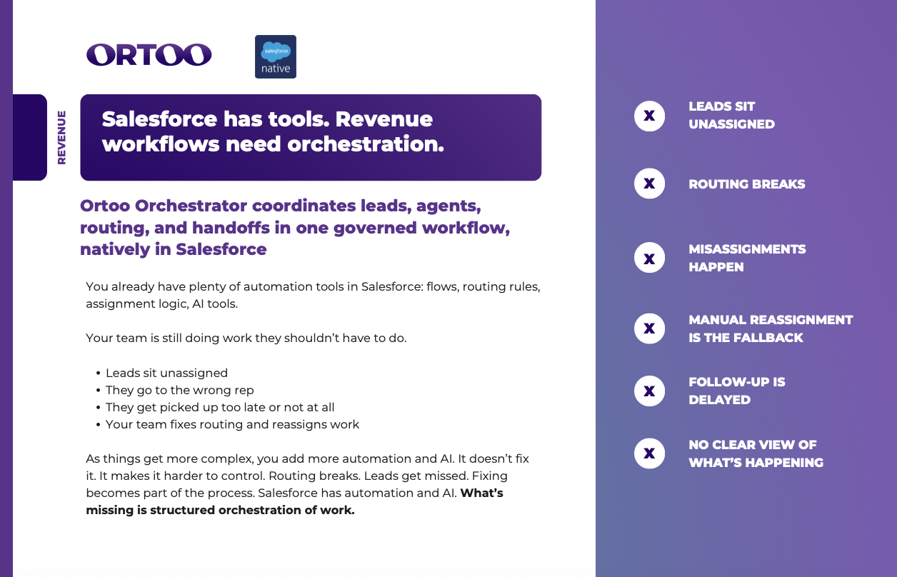 Ortoo Orchestrator for Revenue Workflows
